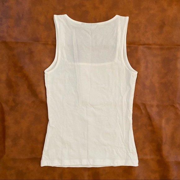ASOS DESIGN tank with square neck - White - US 2 - Picture 6 of 8